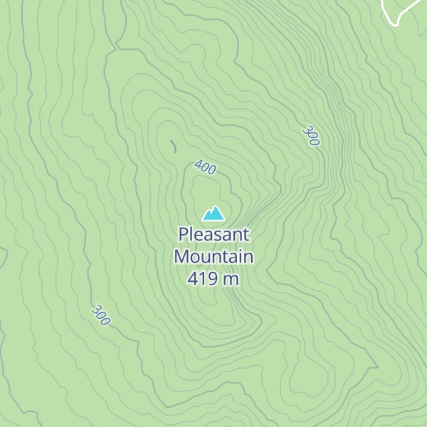 Map of Pleasant Mountain
