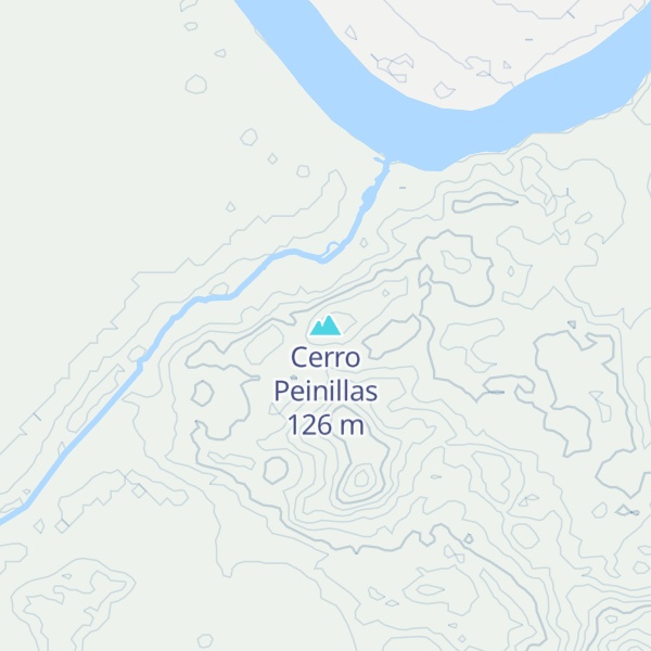 Map of Cerro Peinillas