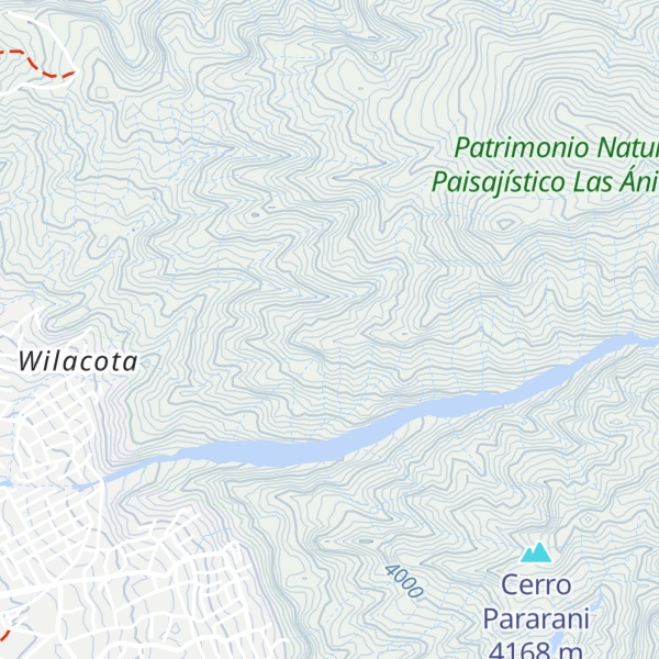Map of Cerro Centro