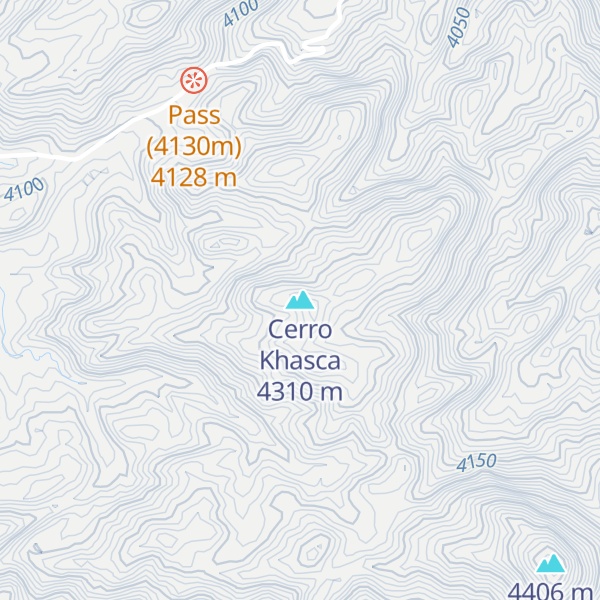 Map of Cerro Khasca
