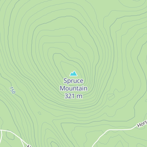 Map of Spruce Mountain