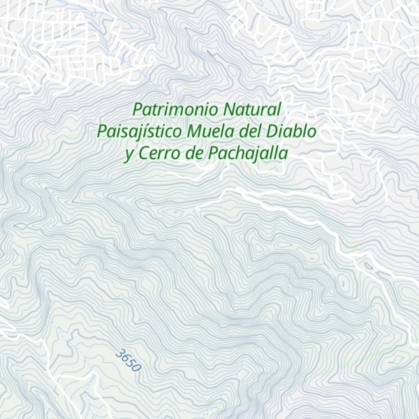 Map of Cerro Pachajaya