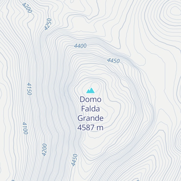 Map of Domo Falda Grande