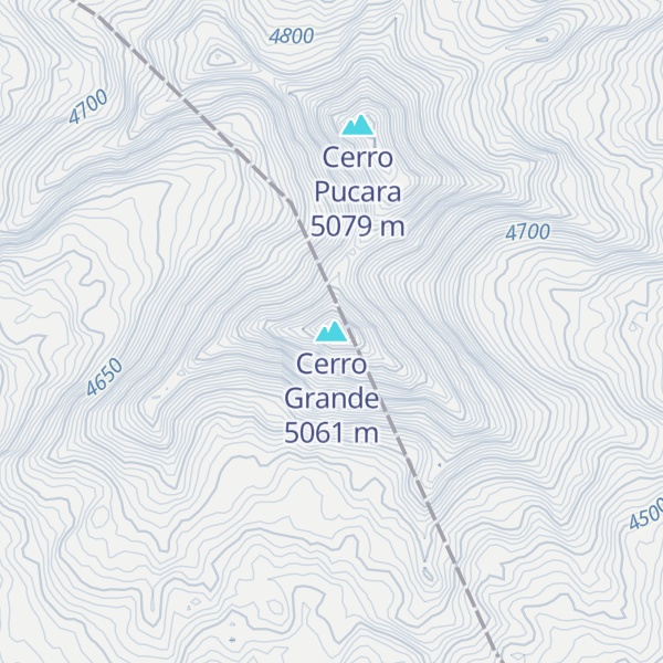 Map of Cerro Grande
