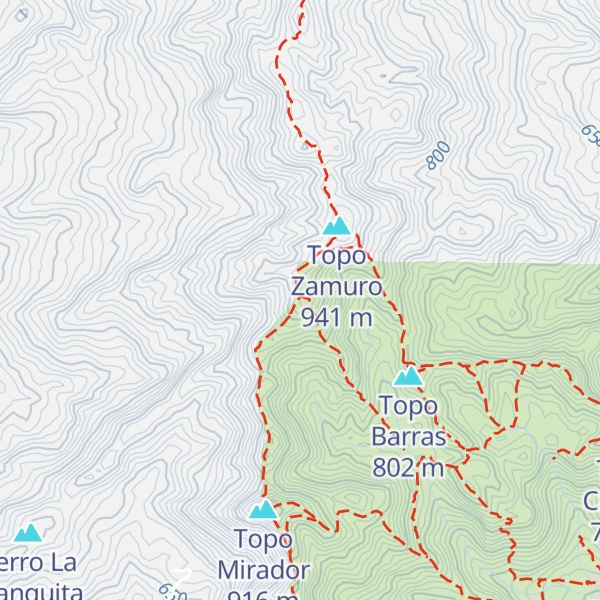 Map of Topo La Paz