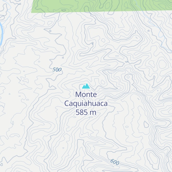 Map of Monte Caquiahuaca