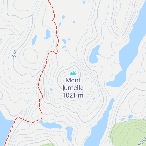 Map of Mont Jumelle
