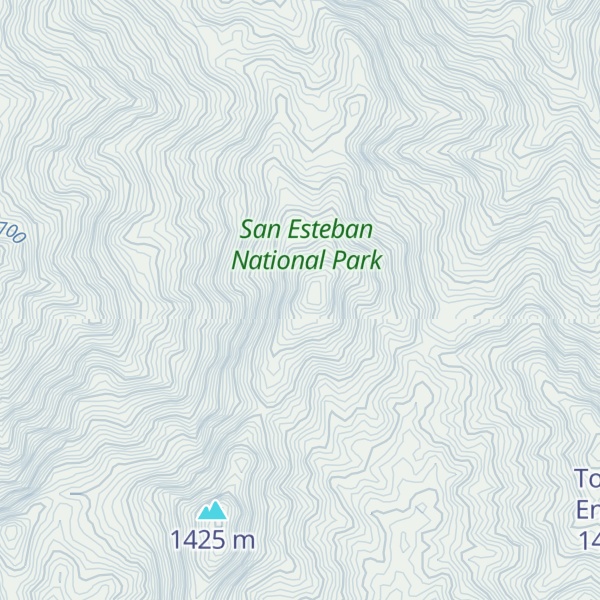 Map of Topo Las Vegas