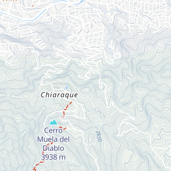 Map of Cerro Zapatuni