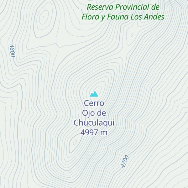 Map of Cerro Ojo de Chuculaqui