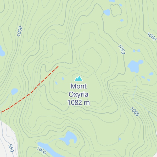 Map of Mont Oxyria