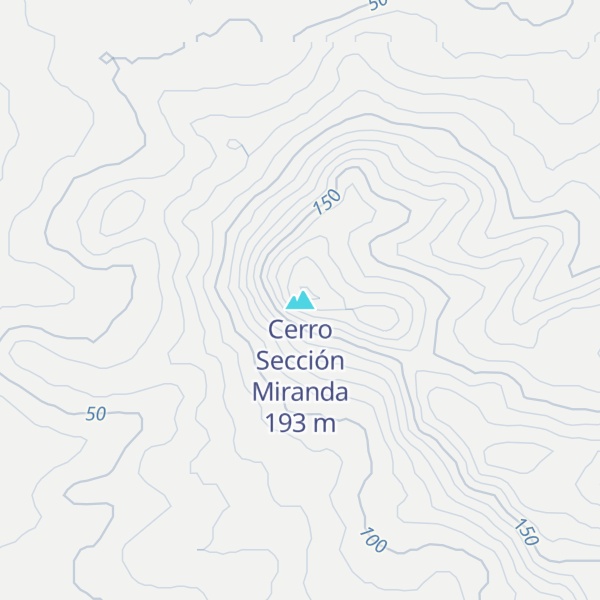 Map of Cerro Sección Miranda