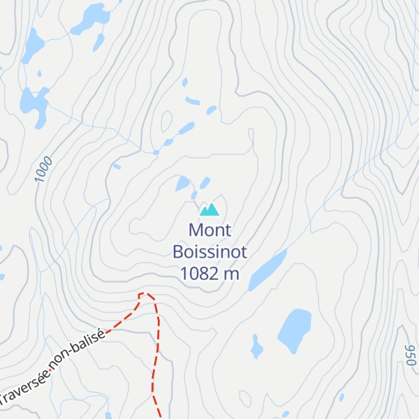Map of Mont Boissinot