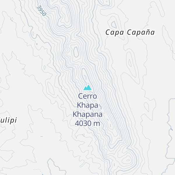 Map of Cerro Khapa Khapana
