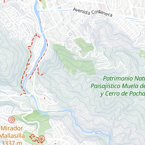 Map of Cerro Chuana