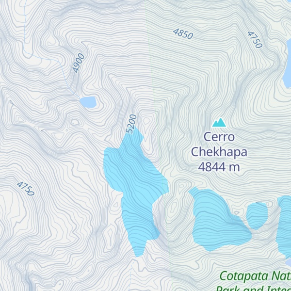 Map of Cerro Telata