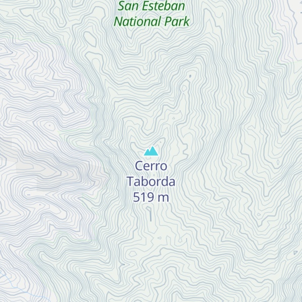 Map of Cerro Taborda