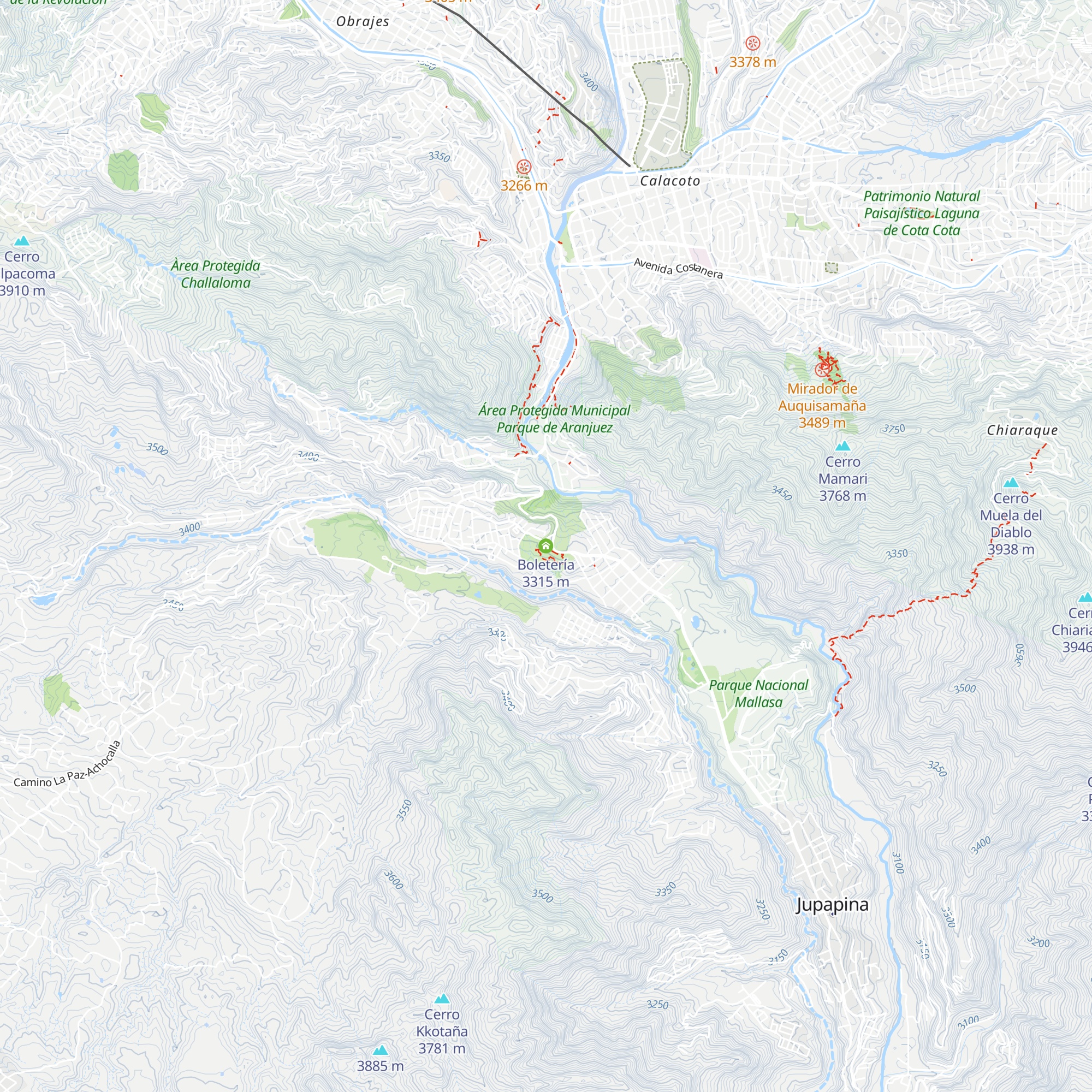 Boletería map