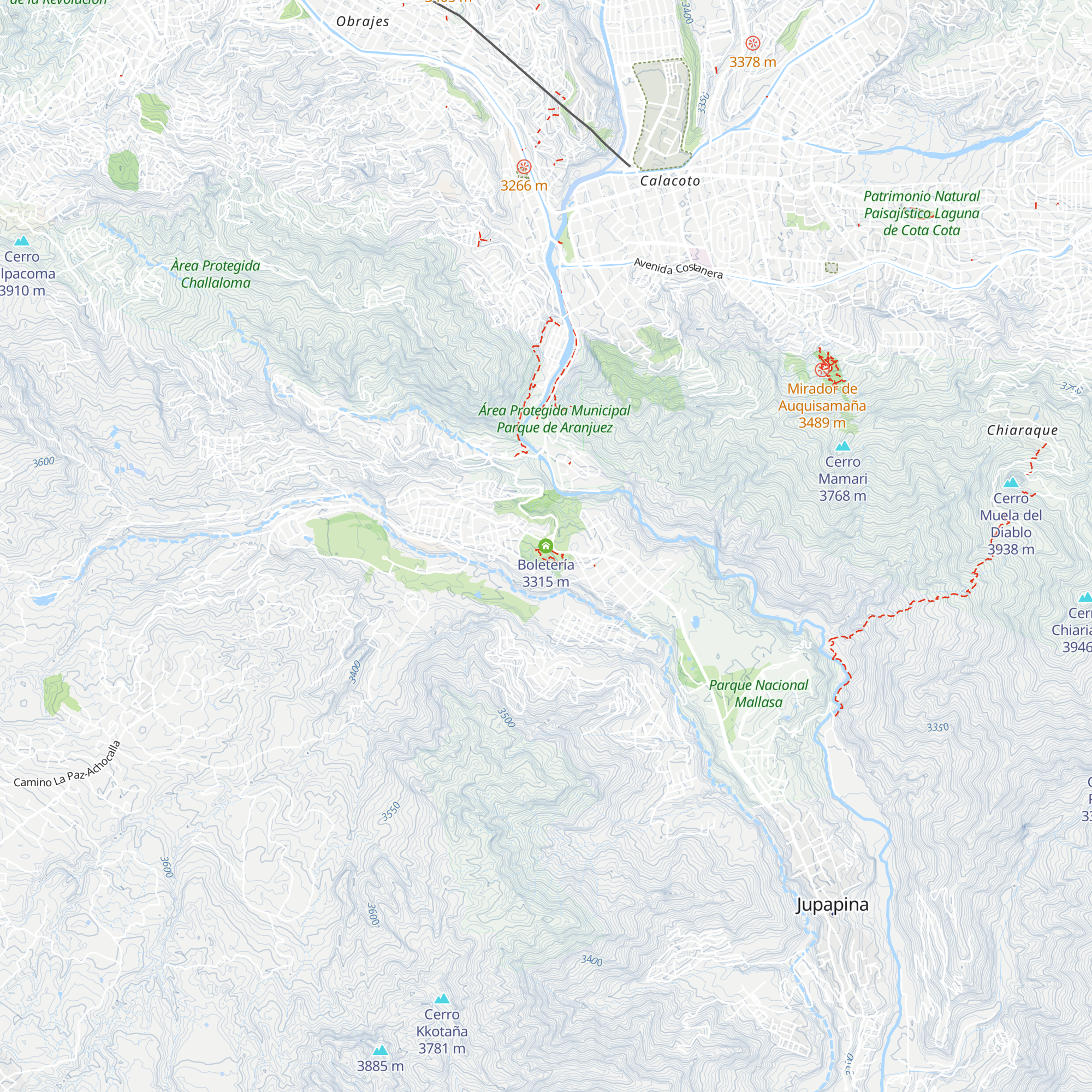 Boletería map