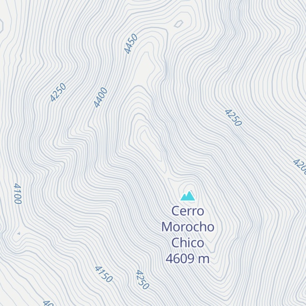 Map of Cerro Morocho