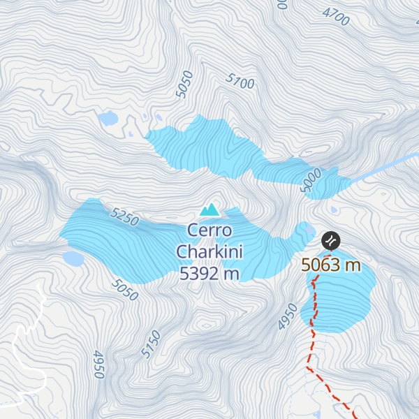 Map of Cerro Charkini