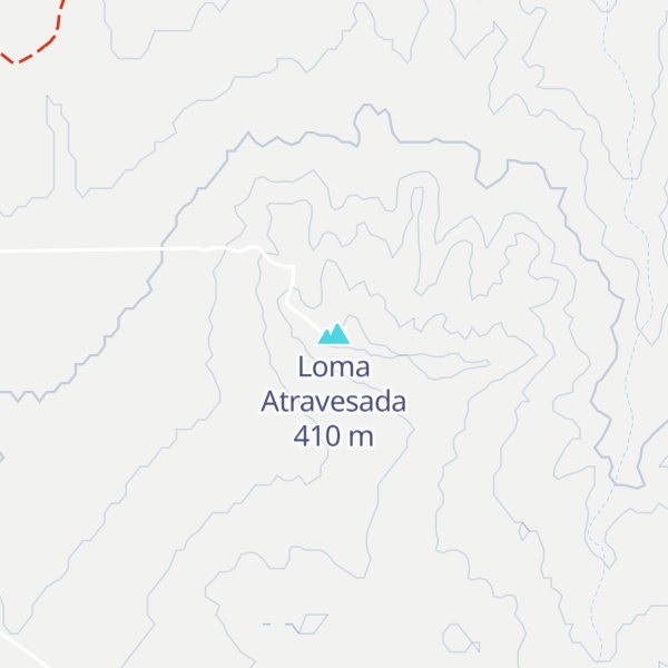 Map of Loma Atravesada