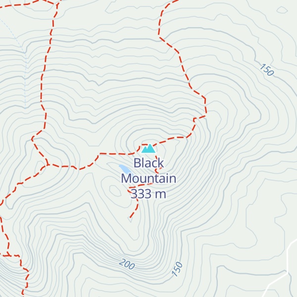 Map of Black Mountain
