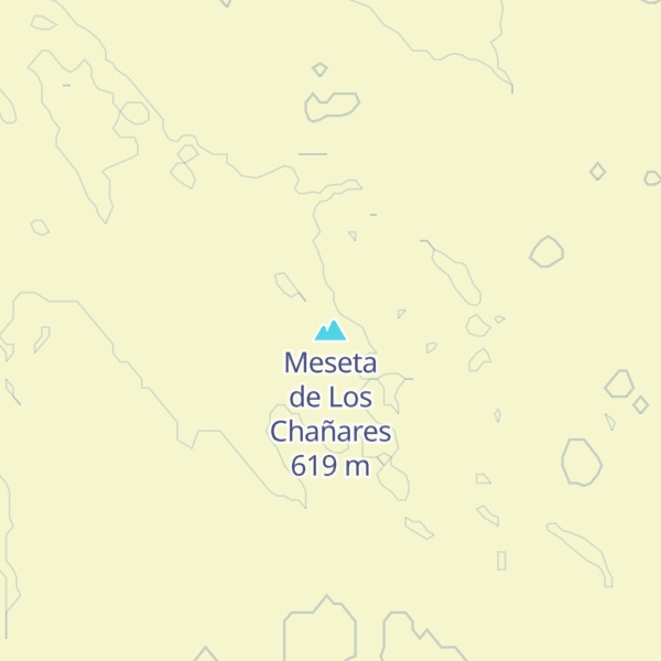 Map of Meseta de Los Chañares