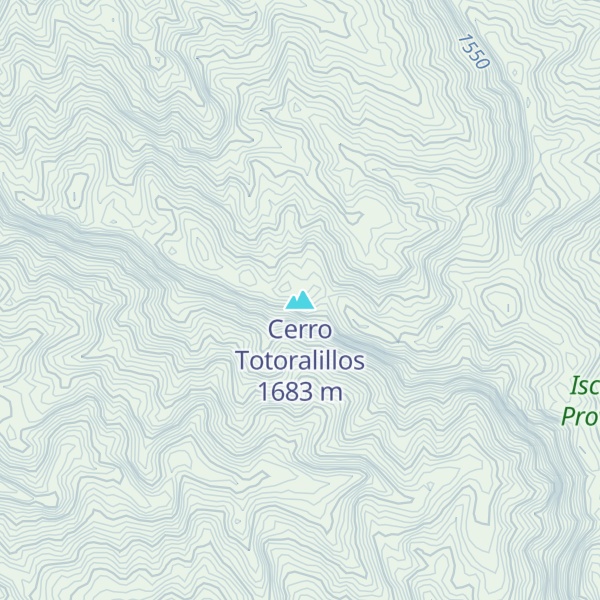 Map of Cerro Totoralillos
