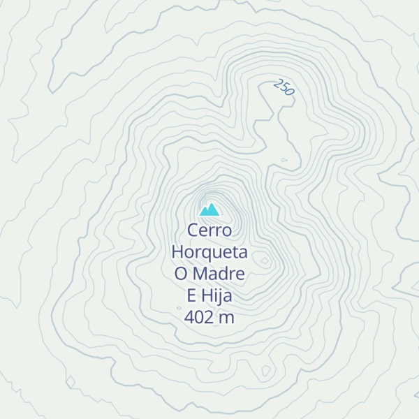 Map of Cerro Horqueta O Madre E Hija