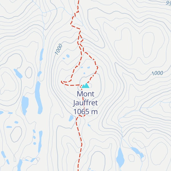 Map of Mont Jauffret