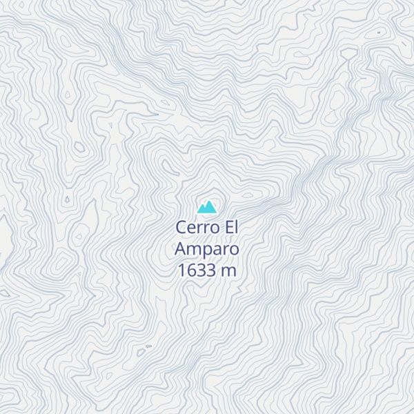 Map of Cerro El Amparo