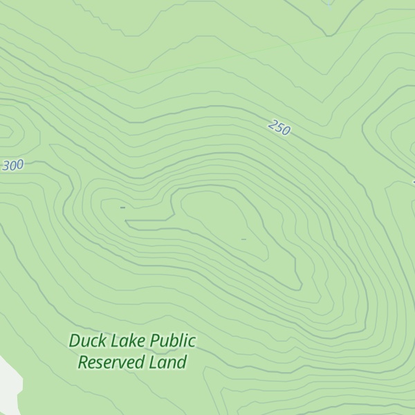 Map of Duck Mountain