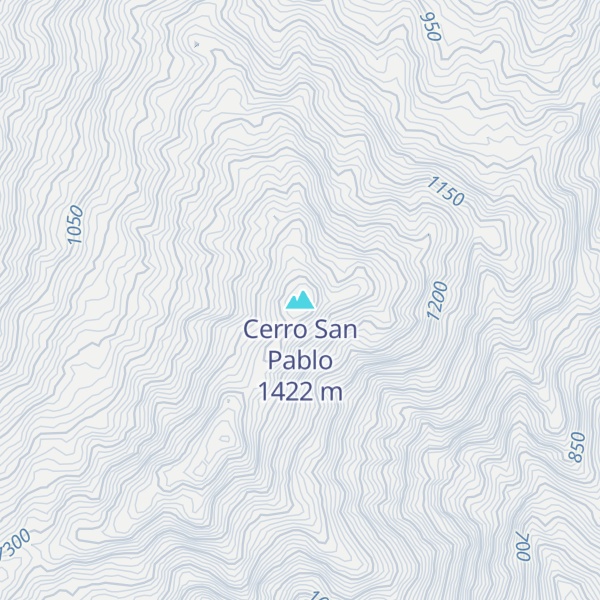 Map of Cerro San Pablo
