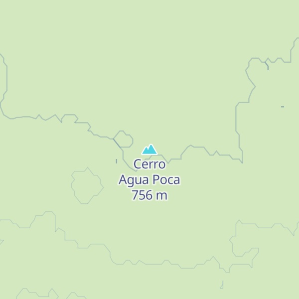 Map of Cerro Agua Poca