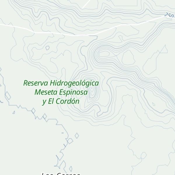 Map of Cerro Pico Truncado