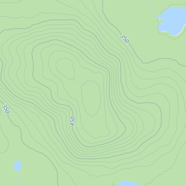 Map of Montagne du Lac Perdu
