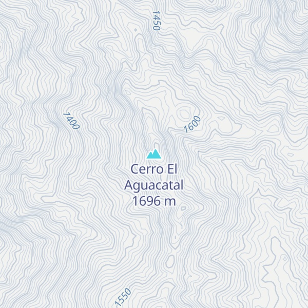 Map of Cerro El Aguacatal