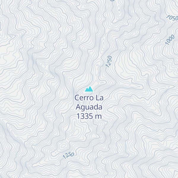 Map of Cerro La Aguada