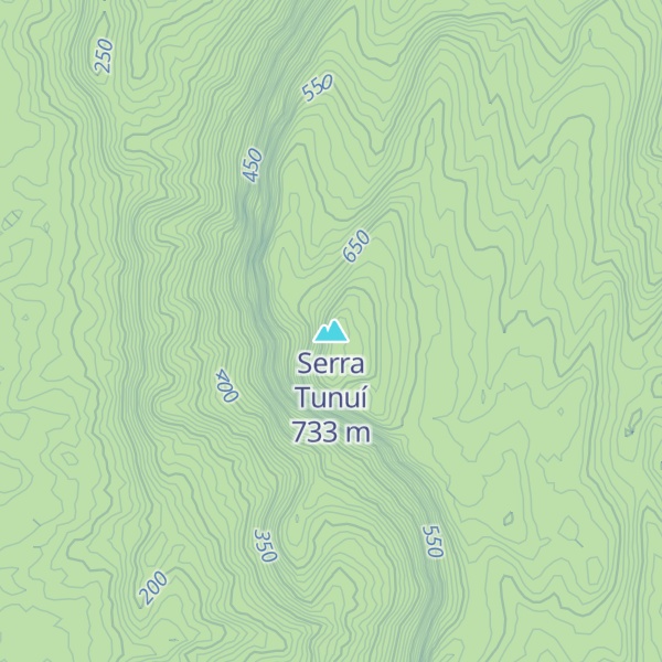 Map of Serra Tunuí