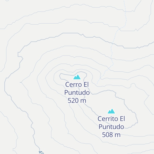Map of Cerro El Puntudo