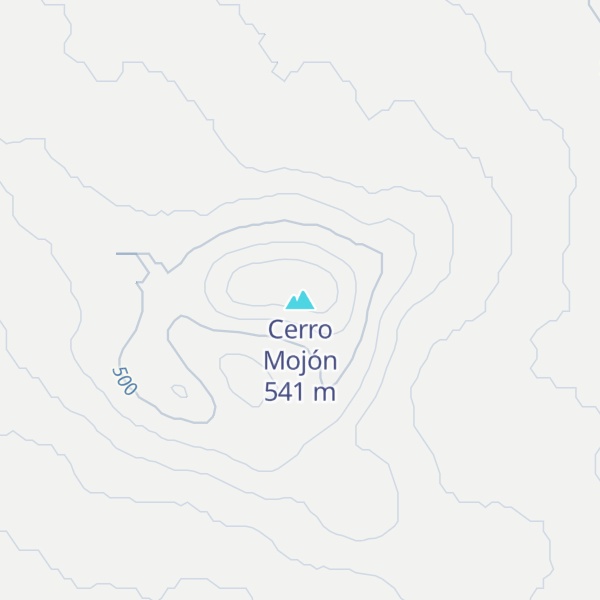 Map of Cerro Mojón