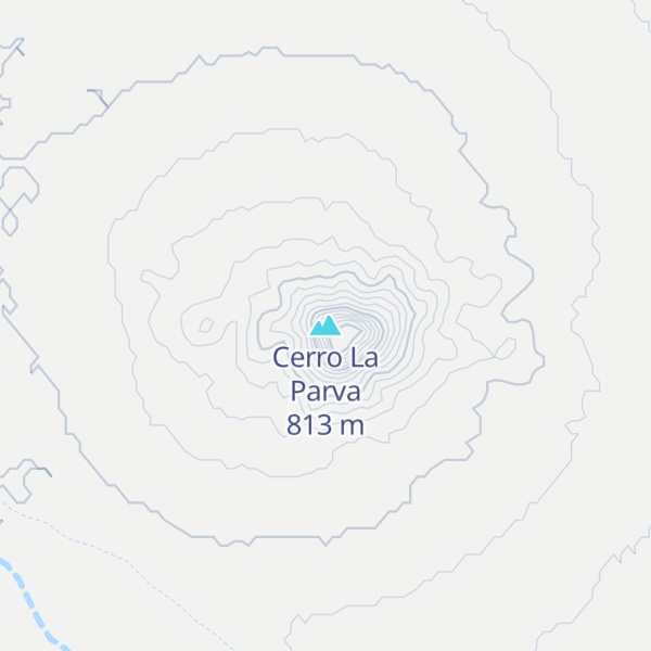 Map of Cerro La Parva