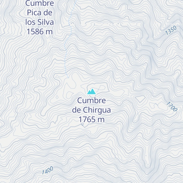 Map of Cumbre de Chirgua