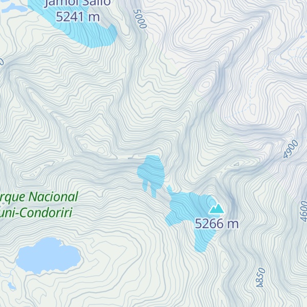 Map of Cerro Soliuni