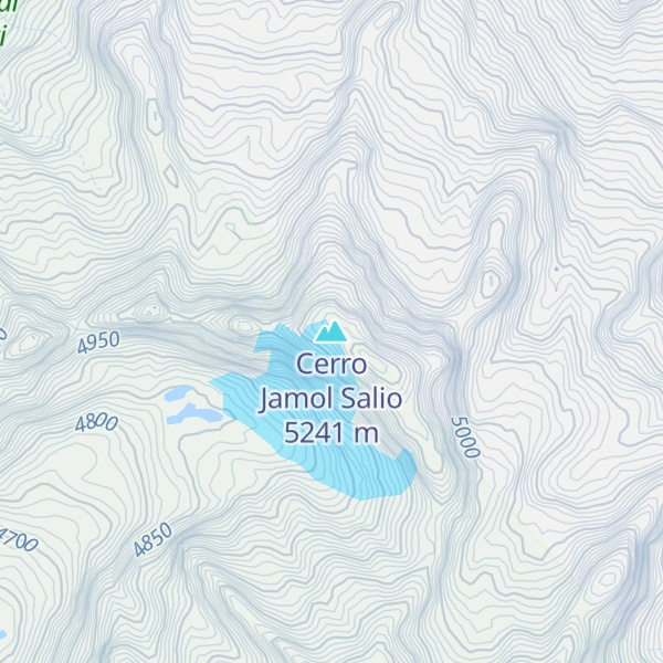Map of Cerro Jamol Salio