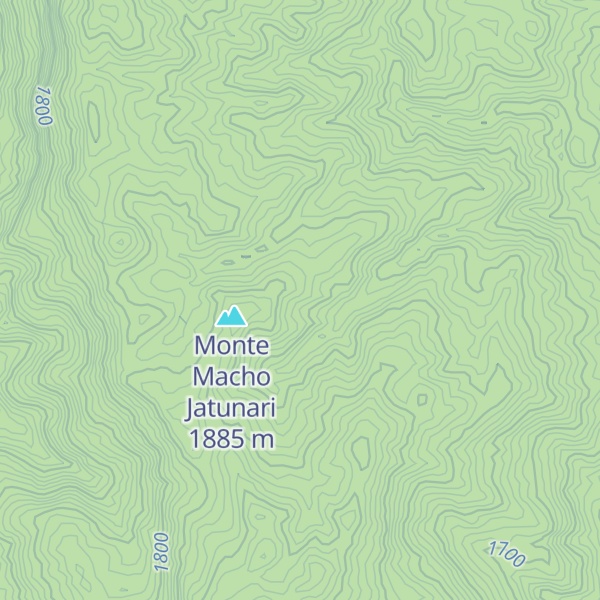 Map of Monte Huayna Jatunari
