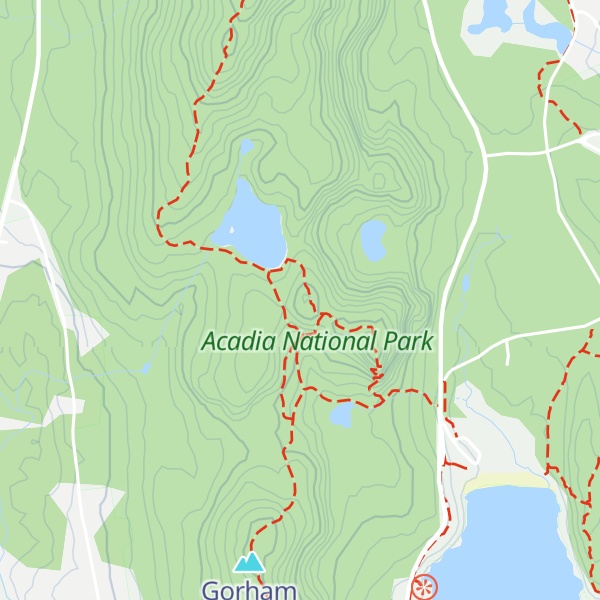 Map of Halfway Mountain