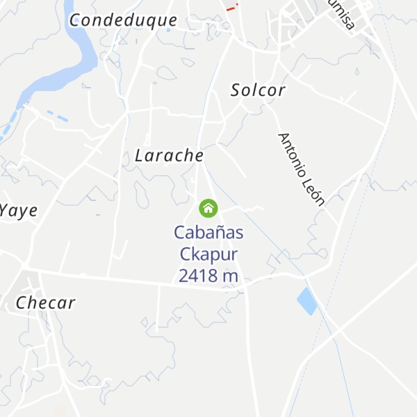 Map of Cabañas Ckapur