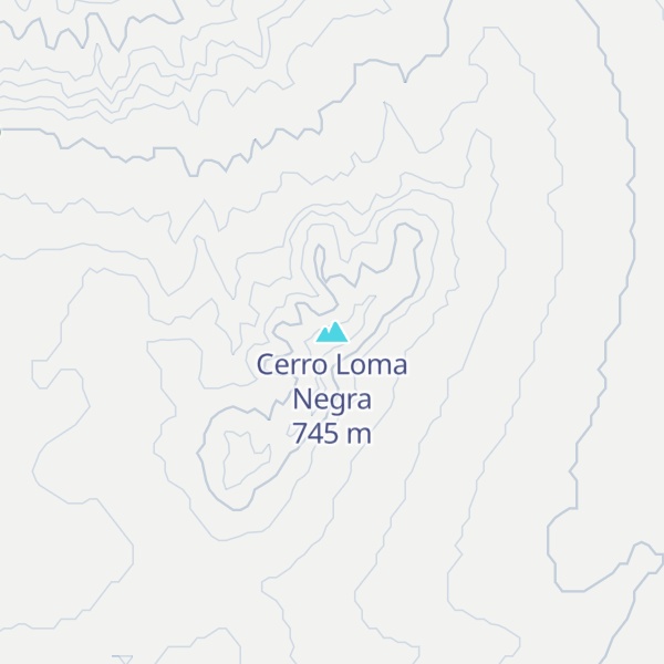 Map of Cerro Loma Negra
